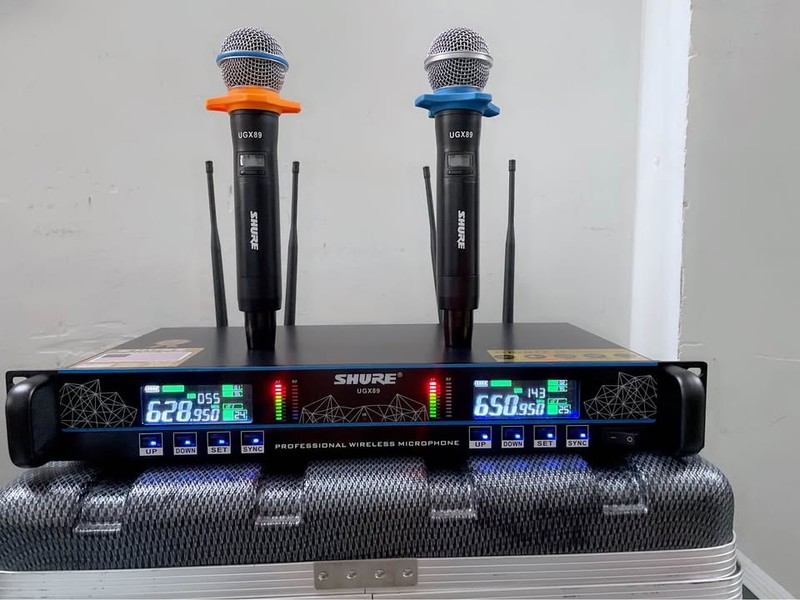 2 micro không dây và bộ Receiver