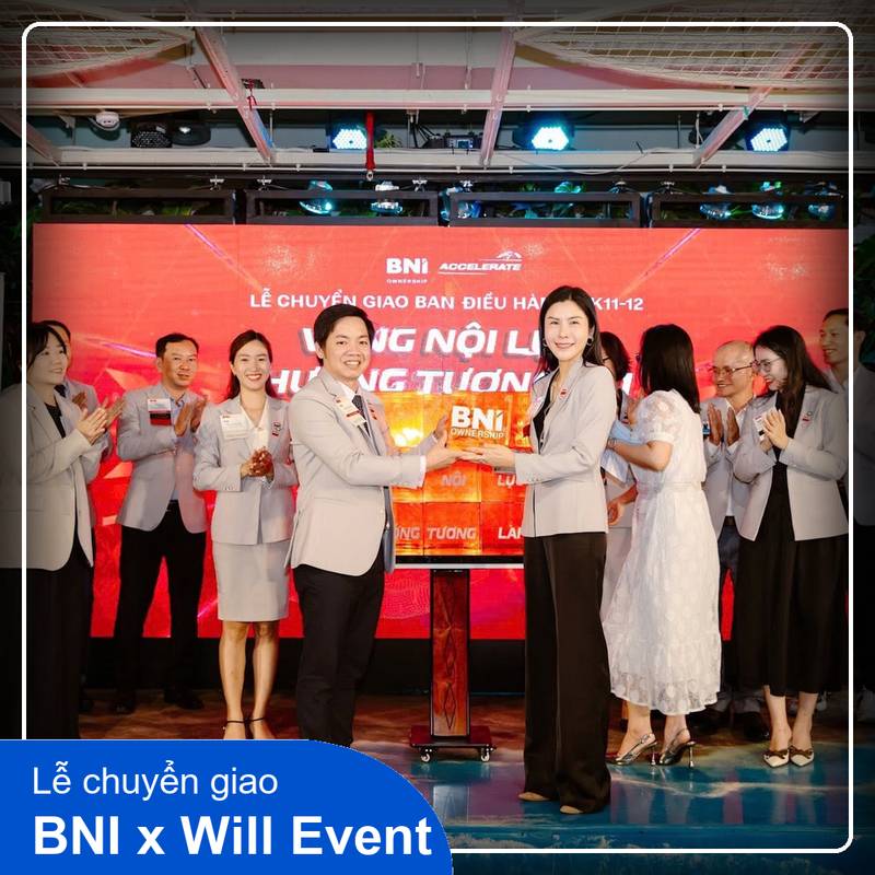Tổ chức Lễ chuyển giao nhiệm kỳ mới BNI Ownership Chapter