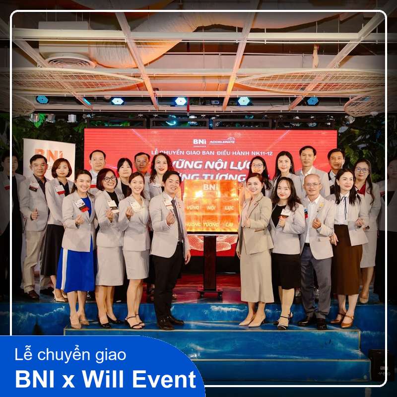 Tổ chức Lễ chuyển giao nhiệm kỳ mới BNI Ownership Chapter