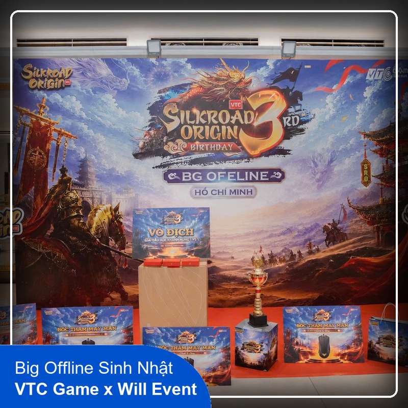 Tổ chức Sự kiện sinh nhật SRO 3 tuổi tại TPHCM 