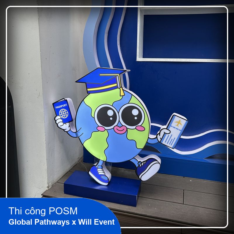Tổ chức Thi công booth Orientation Month 2026 – Global Pathways