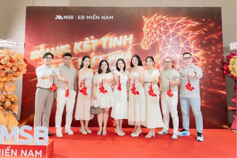 Tổ chức sự kiện tất niên cho ngân hàng MSB miền Nam ngày 23/01/2026