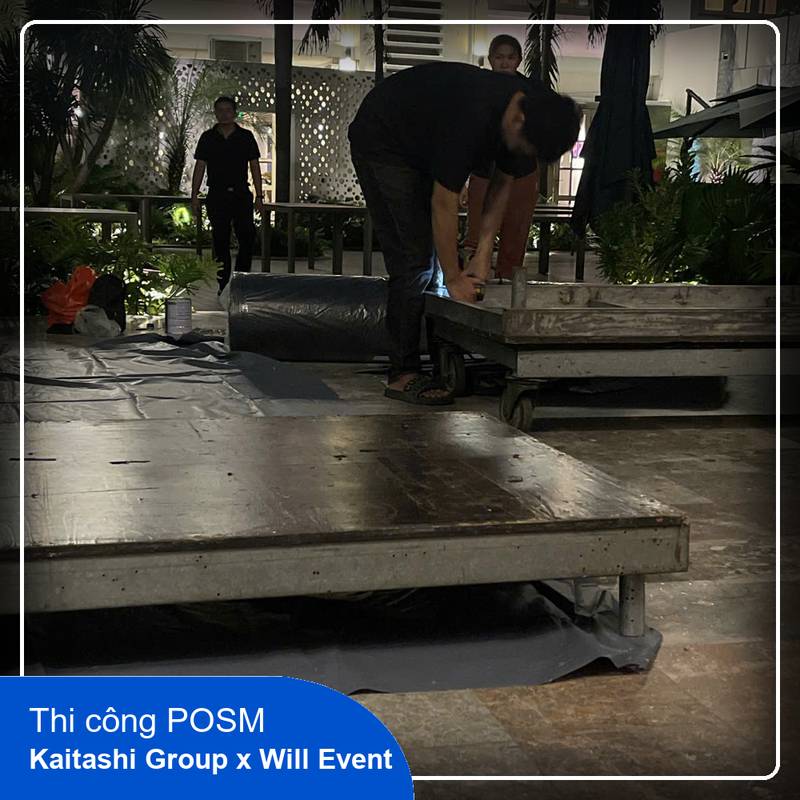 Tổ chức Thi công POSM - Lễ ra mắt đại sứ thương hiệu  - Kaitashi Group
