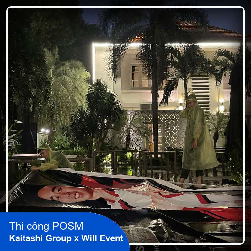 Tổ chức Thi công POSM - Lễ ra mắt đại sứ thương hiệu  - Kaitashi Group