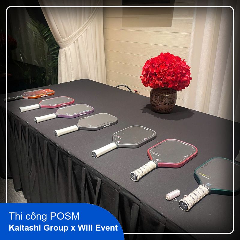 Tổ chức Thi công POSM - Lễ ra mắt đại sứ thương hiệu  - Kaitashi Group